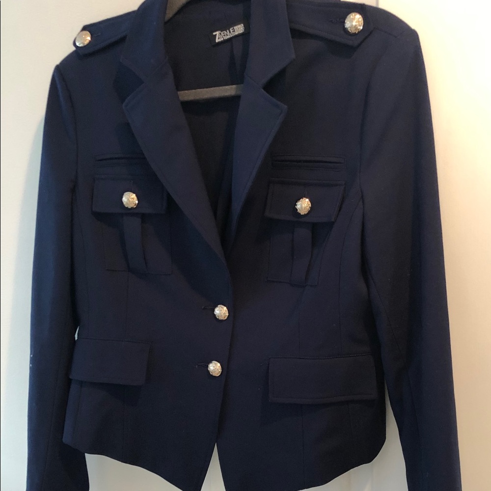 Women’s Navy  NY & Co. Military Style blazer
